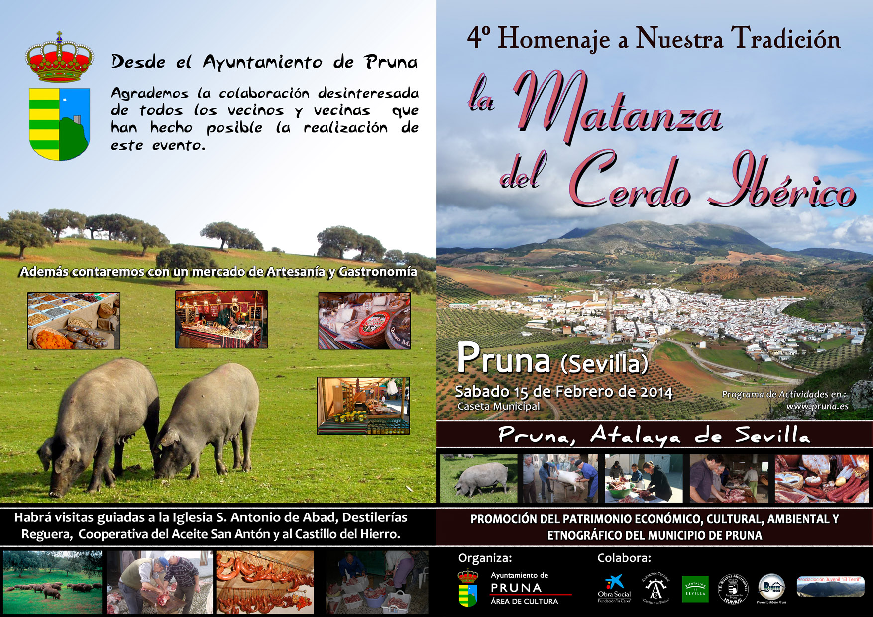 Baja calidad diptico cara a