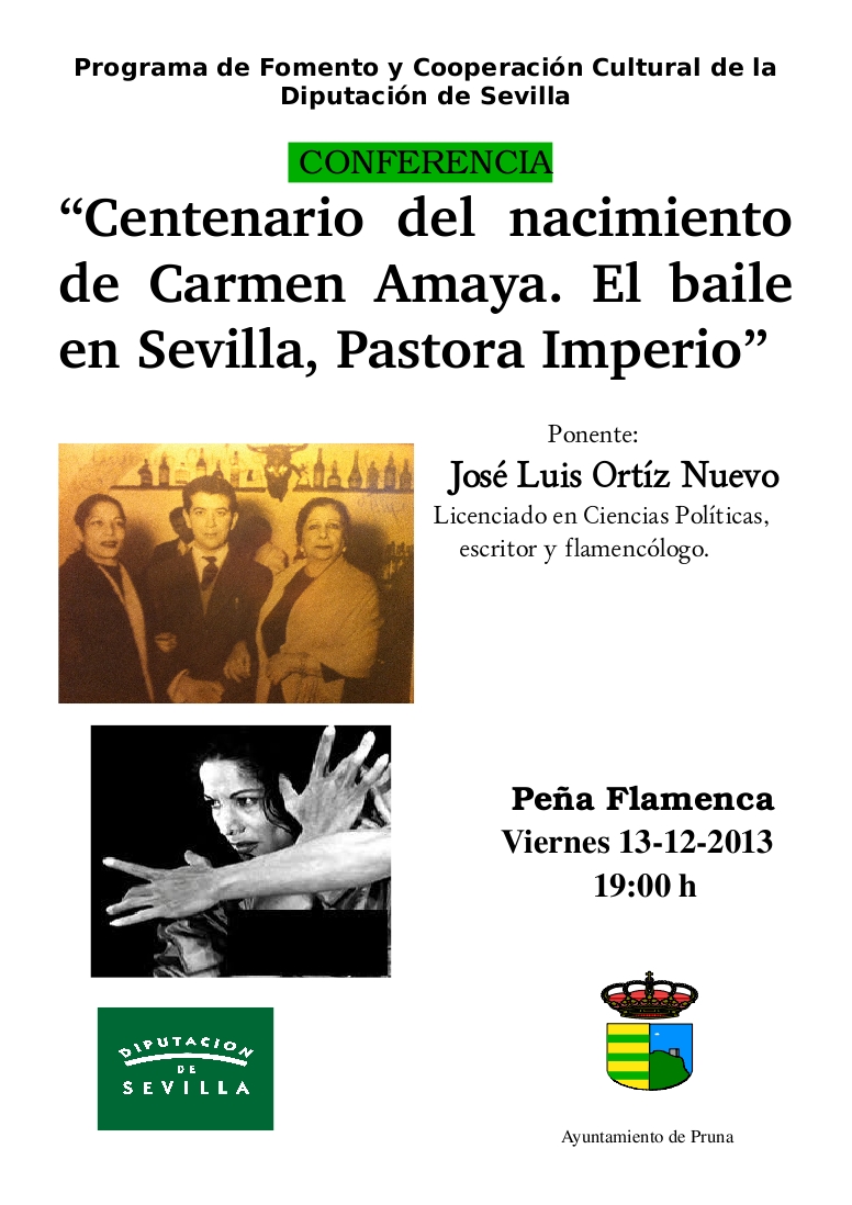 Conferencia Flamenco