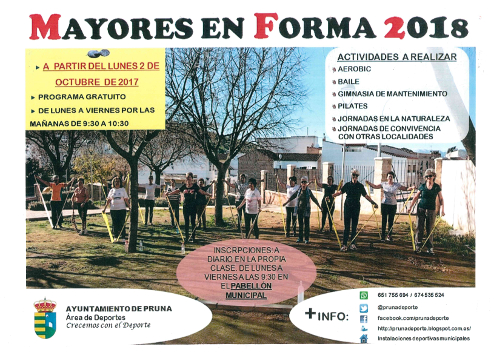 mayores en forma 2018