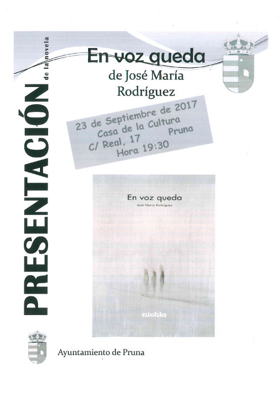 presentacion del libro en voz queda